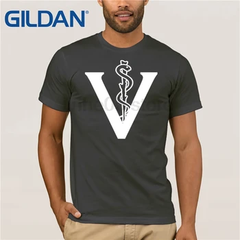 

.Veterinarian Symbol Medicine. T-shirt. Gift Veterinary Doct Clothes Popular T-Shirt Crewneck 100% Cotton Tees