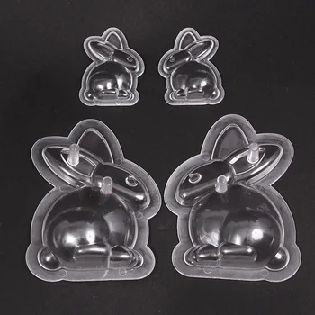 

Easter Bunny Mould Bakery Homemade DIY Rabbit Chocolate Mold Mould Set Cake Tools