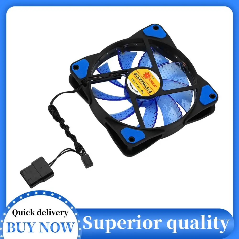 Led Ultra Silent Computer Pc New 120mm 15 Case Fan 12v Kit AliExpress
