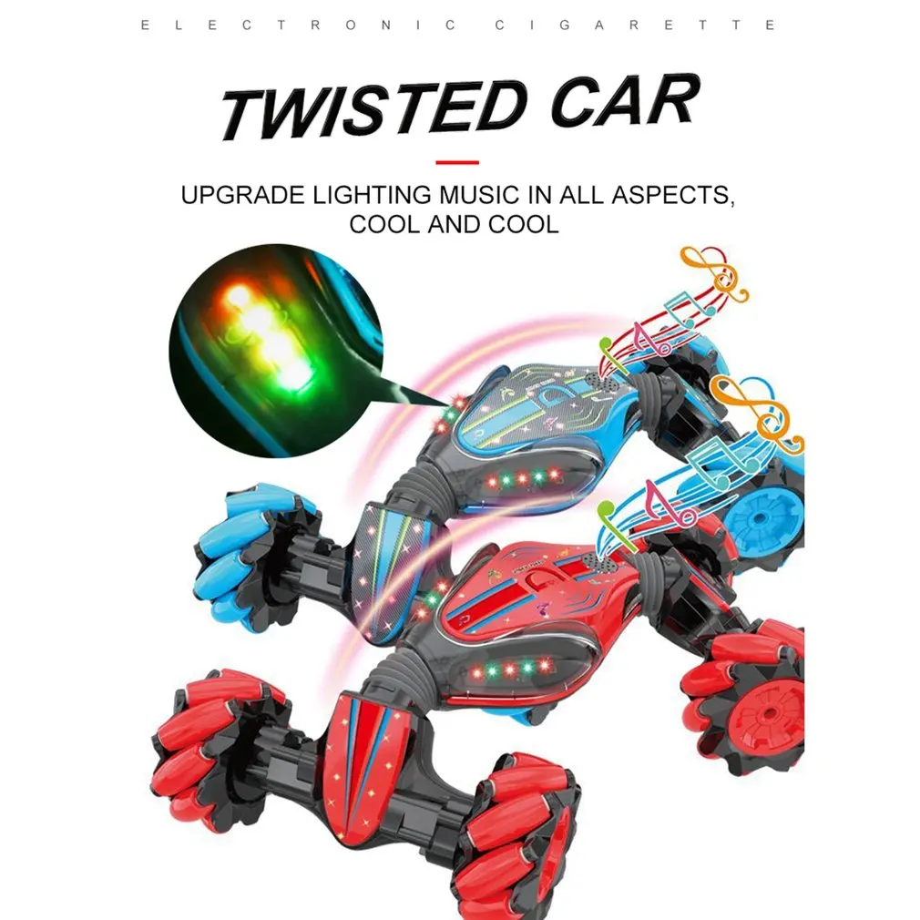 

GW124 2.4Ghz RC Off-road Stunt Car Amphibious Vehicle With Watch Remote Control Induction for Childrens Toys Gifts