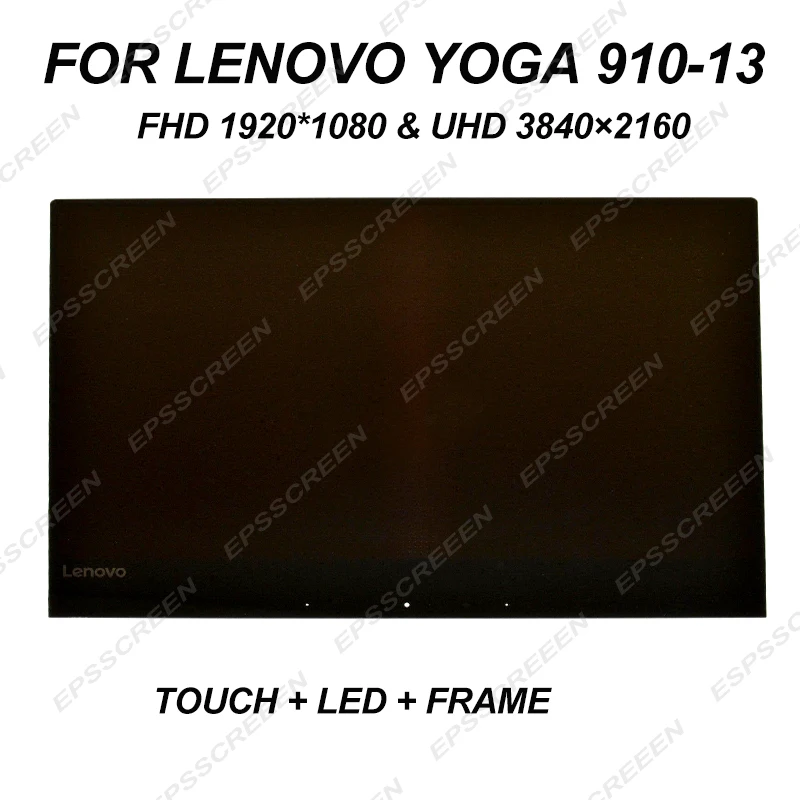 Оригинальный новый для Lenovo Yoga 910-13IKB 80VF 14 &quotLCD сенсорный экран в сборе UHD 5D10M35107 и FHD