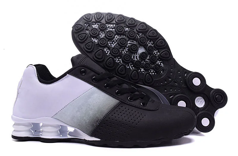Color 6 Дешевые Shox 809 мужские кроссовки знаменитая OZ NZ Мужские кроссовки черные белые синие увеличивающие воздух 36-46 us 5,5-12 - Цвет: Color 6