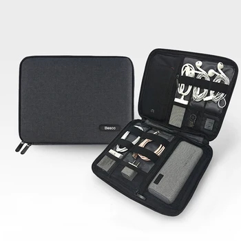 

Travel waterproof digital storage bag mobile power U disk data cable storage bag multifunction digital accessories Organizer Bag