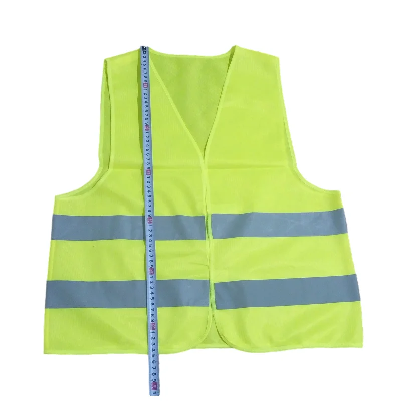 High Visibility Warning Reflective Safety Vest Construction Traffic Personnel Warp Knitted Fabric Cothing