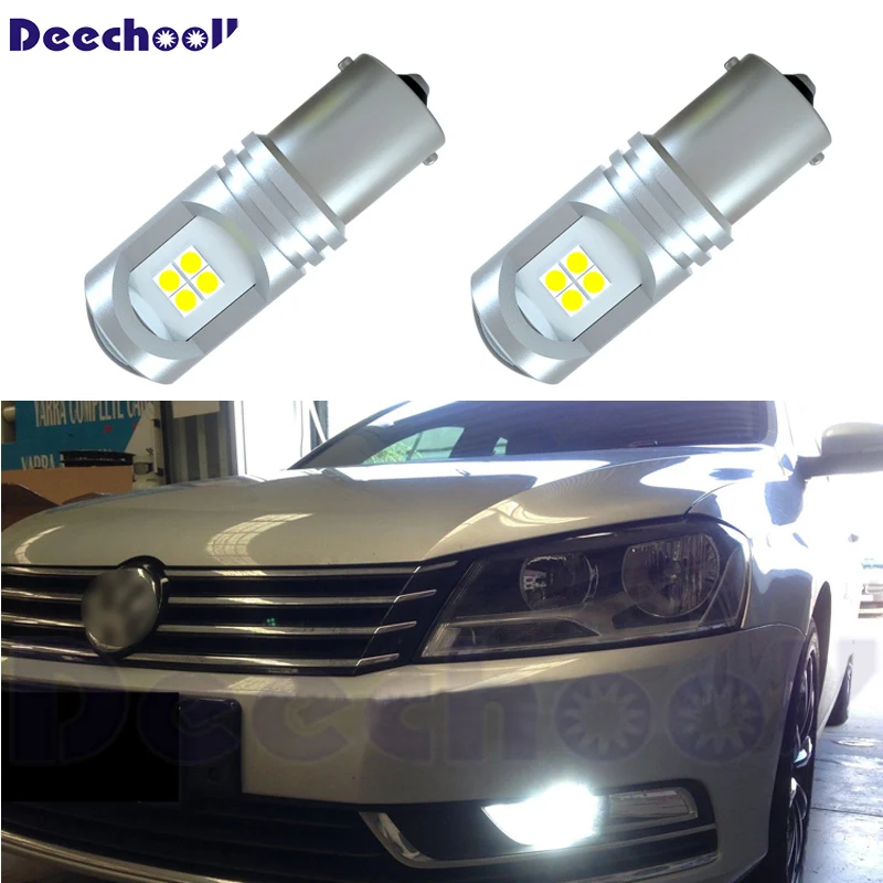 Чисто белая CAN шина без ошибок 1156 P21W светодиодный ная лампа для VW Volkswagen Passat B7 2011 2012