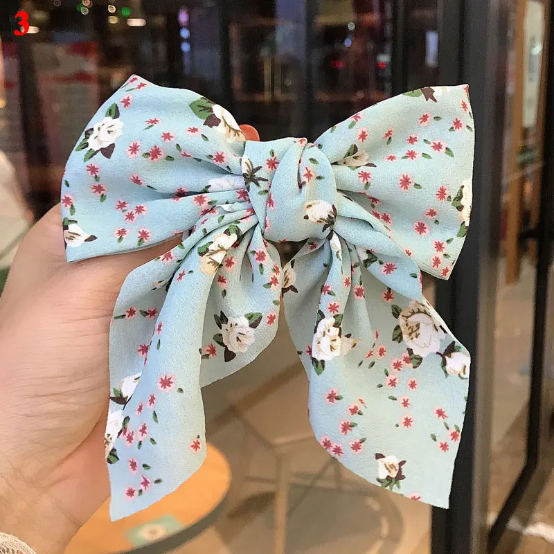 Girls New Oversized Bow Knot Hairgrips Linen Barrette Hair Clip Ponytail Women Elegant Headwear Hairpins Hair Red White Acessory hair ties for women