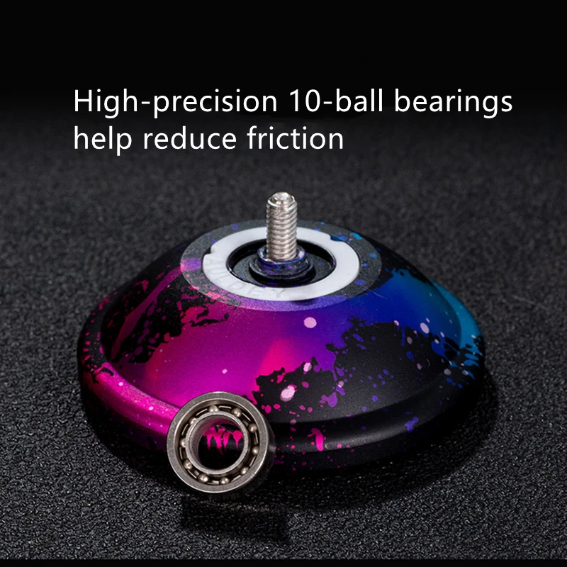 Novo yoyo profissional de liga de metal com borboleta, brinquedo clássico  com 10 esferas de rolamento de alta velocidade ao1|ioiô| - AliExpress
