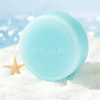 

M 'AYCREATE Sea salt de-mite soap soap to mites face acne acne face deep cleansing face