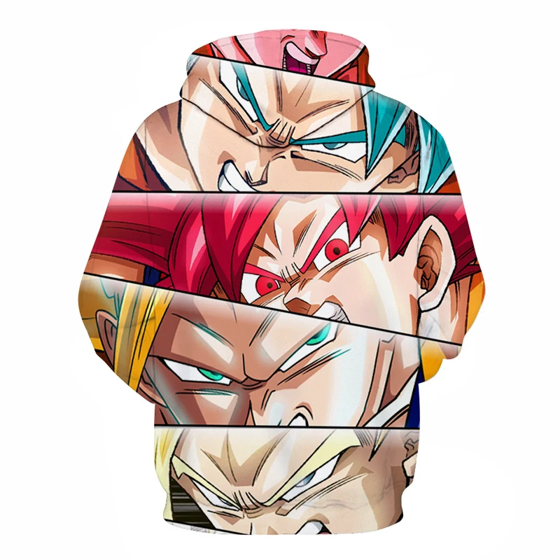 Dragon Ball Z толстовки с принтами для мужчин и женщин Saiyan уличная одежда мужчины весна осень пуловер с длинными рукавами Прямая поставка
