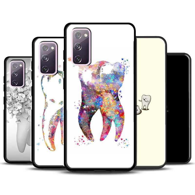 Чехол с зубами дантиста для Samsung S20 FE S8 S9 S10 Plus чехол Galaxy S21 Ultra Note 20 9 10 | Мобильные