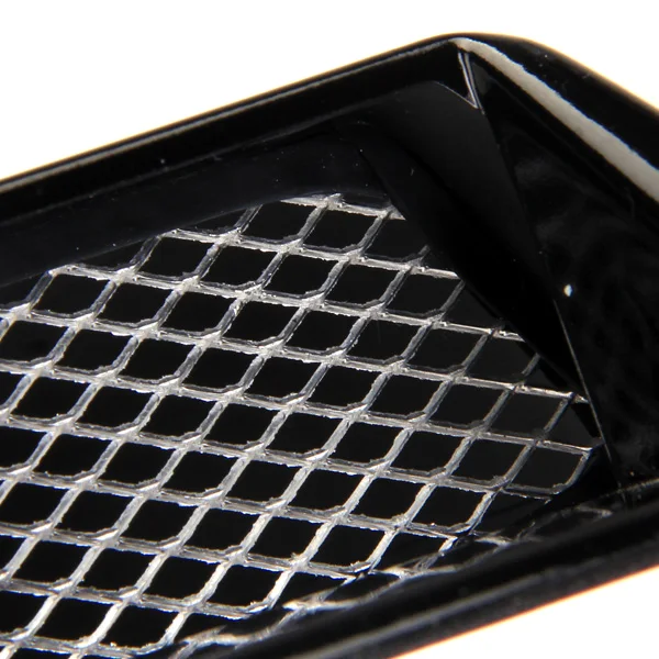 1xUniversal Car Roof Hood Air Flow Decorative Vent Cover Sticker-Black
