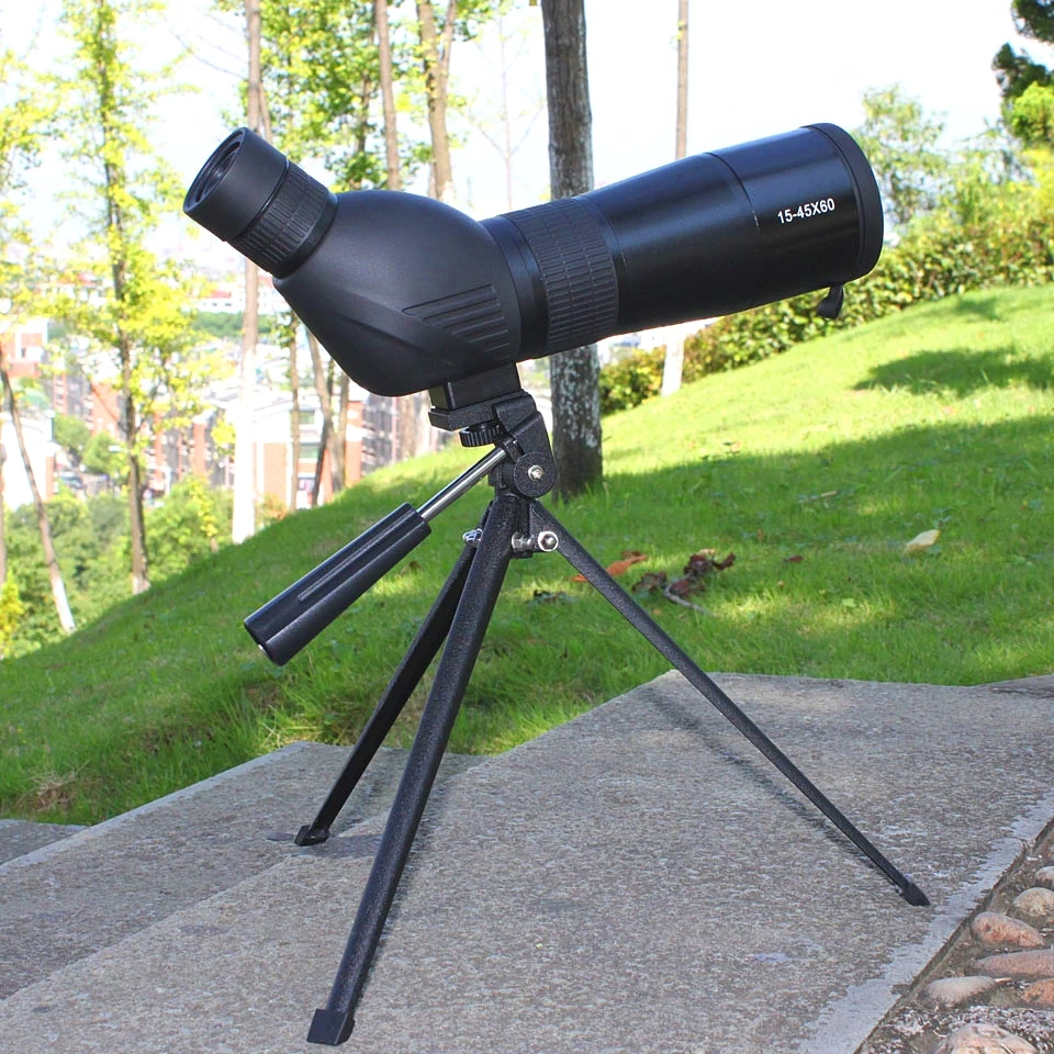 Профессиональные астрономические Монокуляры Boshile 15-45x60 12-36x50 зум hd телескоп Монокуляр птица часы telescopio астрономический - Цвет: 15 45x60