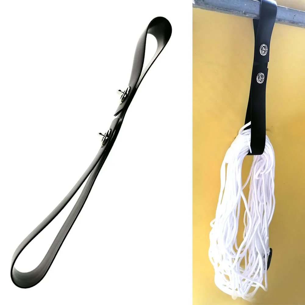 

Heavy Duty Yacht Belt Line Hanger Marine Boat Handrail Railing Rope Storage Strap with Turnbutton