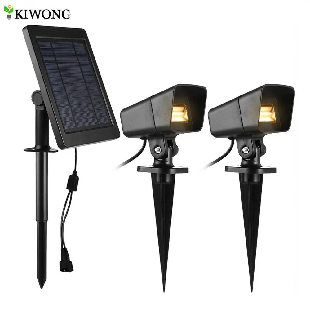 

Solar Lights Outdoor 2-in-1 Solar Spotlights 20 LED Landscape Lighting Solar Lawn Light for Yard Pathway Walkway Garden Driveway