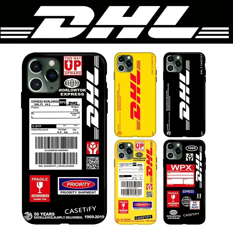 Soft Case for Matte Silicone Phone Cover DHL Express Anniversary For Iphone 11 Pro X Xs Max Xr 8 7 6 6s Plus Coque Fundas |