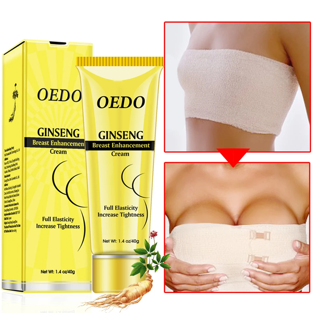 

OEDO 1pc Ginseng Breast Enlargement Cream Effective Full Elasticity Breast Enhancer Increase Tightness Big Bust Body Cream TSLM1