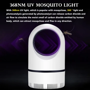 

Mosquito Killer Lamp Effective Electric Fly Bug Mosquito Insect Killer LED Light Trap Pest Control Lamp Home Light
