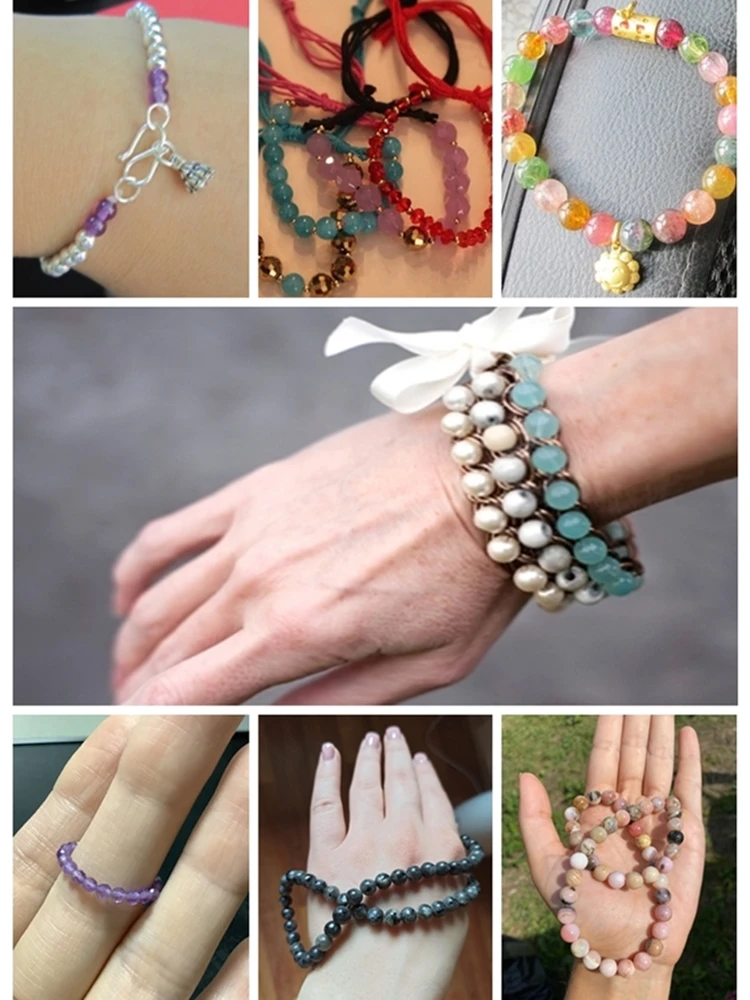 진주 Trochus 쉘 화이트 4/6/8/10/12MM 라운드 루즈 비즈 보석 만들기 팔찌 목걸이 액세서리의 자연 어머니