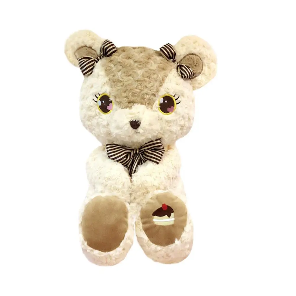 Cake bear Торт плюшевый мишка клубника Кролик плюшевая игрушка чучело роза бархат объятие кролик розовое сердце Девочка День рождения подарок на день Святого Валентина - Цвет: Cake bear