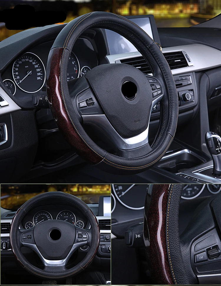 Подходит для Ford Mondeo Fox Forrester Carnival Телец крышка рулевого колеса автомобиля силикагель Bling