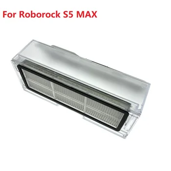 

For Dust Box for Xiaomi Vacuum Cleaner Robotic Roborock S5 MAX S6 PURE Robot Dustbin Box with Filter Hepa White