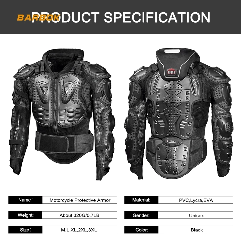 Защита всего тела броня для мотокросса эластичный ударопрочный EVA дышащий сноуборд Мотоцикл цикл мото езда куртка протектор