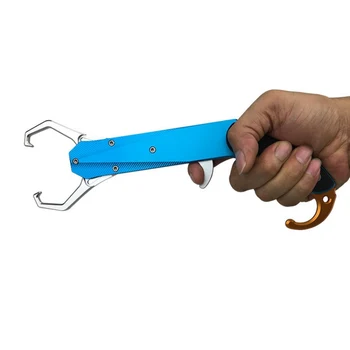 

Portable Multifunction Fishing Lip Gripper Curved Handle Fish Body Holder Controller Fish Grabber Fishing Accessories
