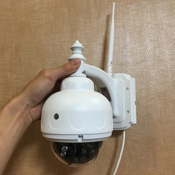 

HD 2MP 5MP SONY CMOS Wifi Dome IP Camera x5 Optical Zoom Outdoor Waterproof Wireless IR PTZ CCTV Microphone Memory slot