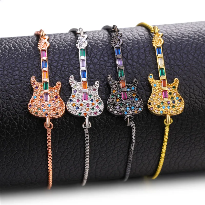 Модные CZ скрипки браслеты подарок для женщин розовое золото Pulseras Mujer Свадебный женский браслет с кристаллами вечерние ювелирные изделия подарок друзьям