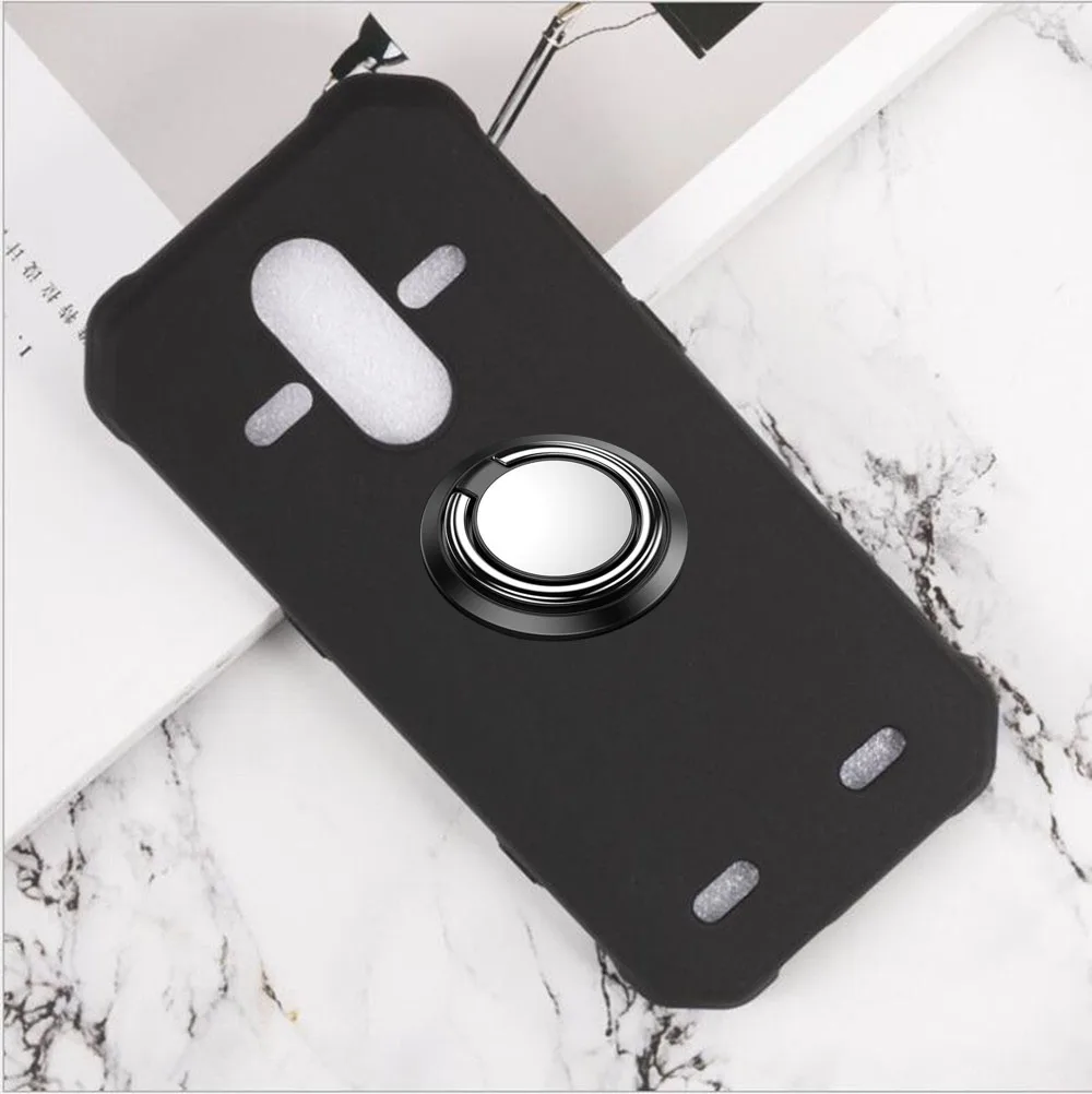 Для AGM X2 SE чехол Обложка палец кольцо тонкая кожа Coque для X3 Turbo H1 A9 металлический