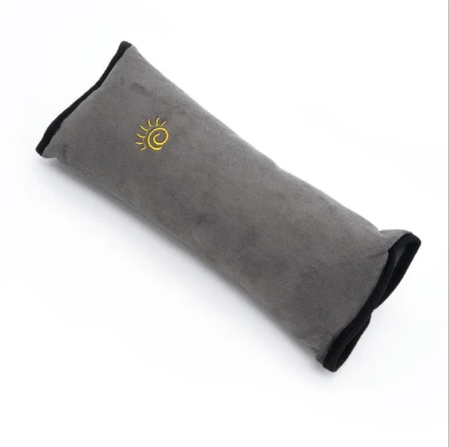 Ремень для сиденья с подушкой детский автомобильный ремень безопасности Наплечная Накладка для детей Поддержка сна защитная подушка для дропшиппинг - Цвет: grey
