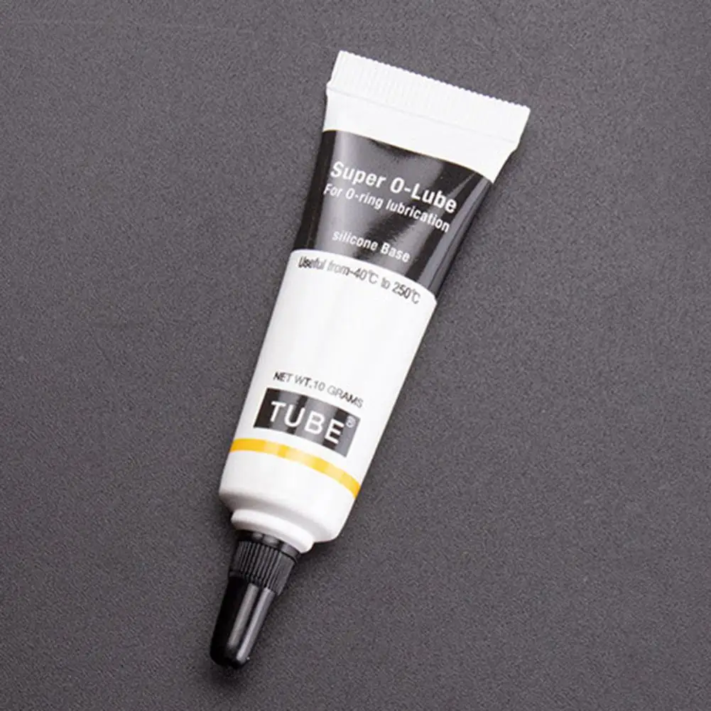Silicone Grease Lubricant Silicone Grease 10g O-Grease O-Silicone Lubricant Faucet Grease Waterproof Food-Grade Seal For Toys And Flashlights