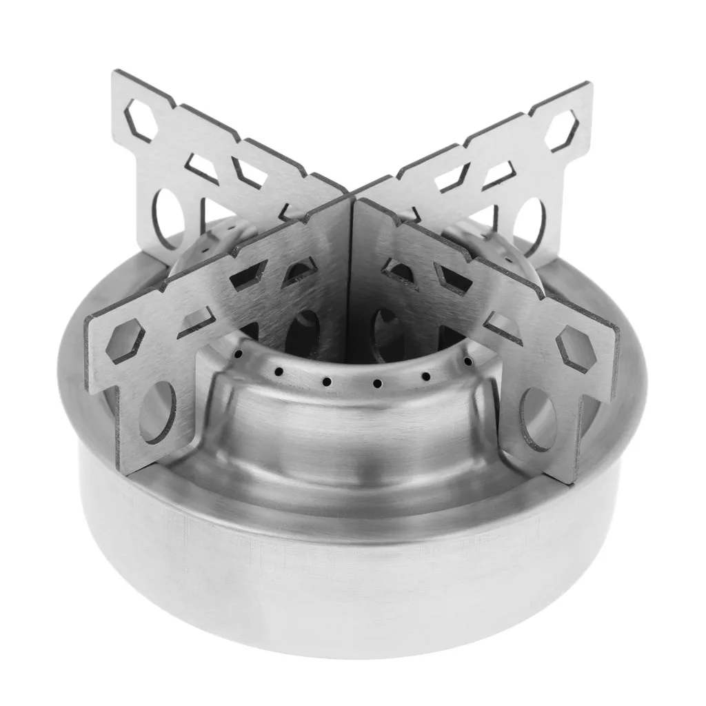 Portable Alcohol Stove Mini Burner for Outdoor Camping, Hiking, Backpacking, Picnic, BBQ, Fishing, Travel