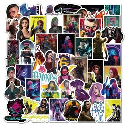 Autocollants Cyberpunk 2077, 10/30/50 pièces, en Pvc, Graffiti, pour ordinateur portable, jeu tendance, cyber2077, cadeaux classiques pour enfants 