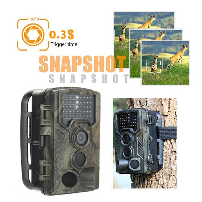  HC800A 16MP 1080P HD Video Hunting Camera Night Vision 42 LEDs IR Trail Cam Trap