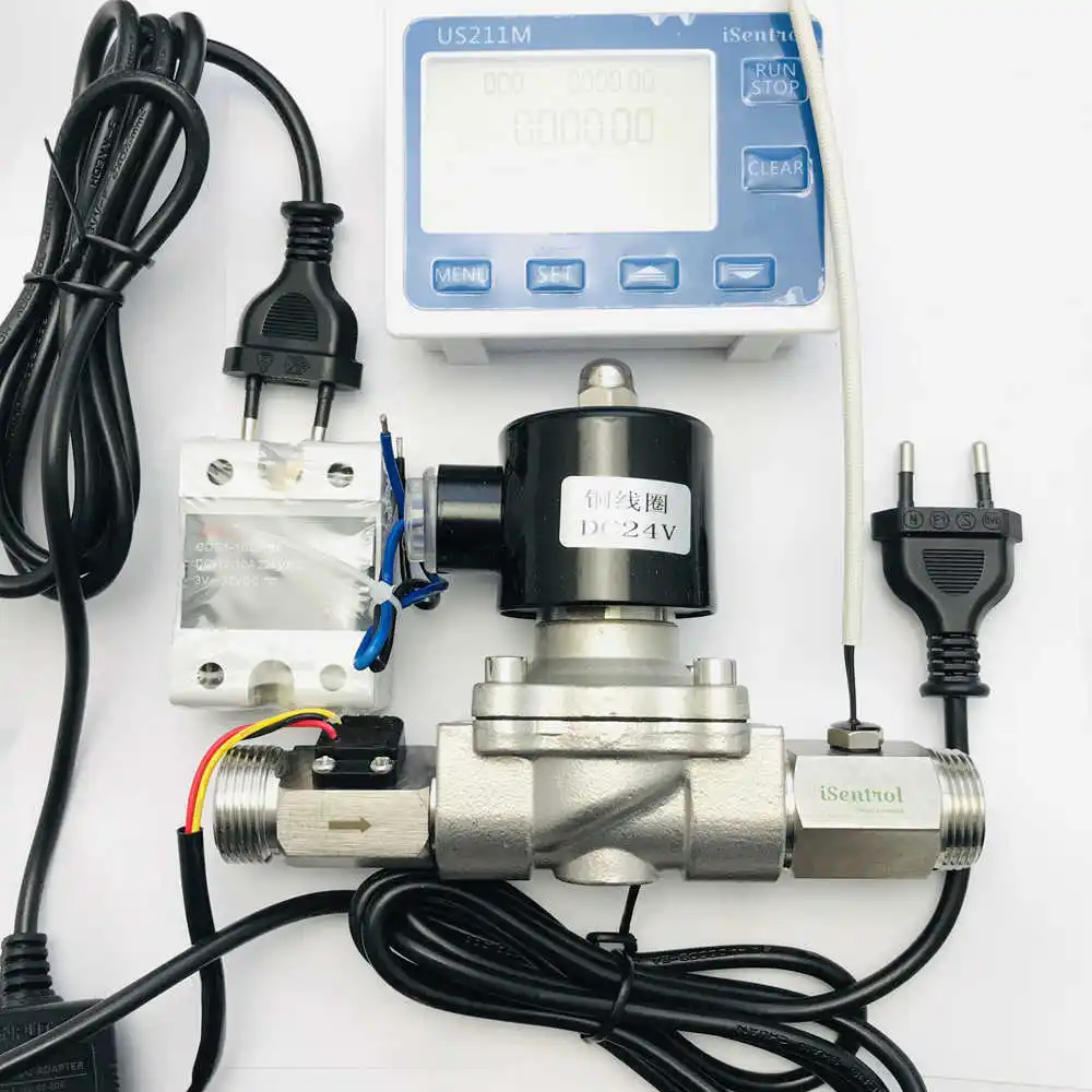 US $115.88 US211MUSSHS43TB Dosage Controller Machine Quantitative Controller with SUS304 Solenoid Valve 24V