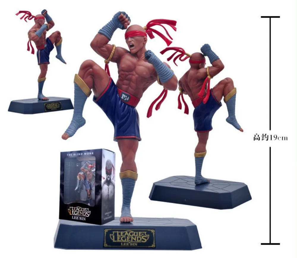 

Hot Selling Decorations Anime Zhigao Fist of Blind Monk Blind Li Qing Garage Kit Decoration Model