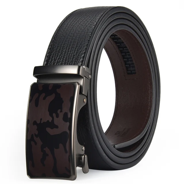 Famous Brand Designer Male Belt New Arrival Brown Black Leather Strap Men's Belts Luxury Automatic Buckle Belts For Men B700 K234S10
