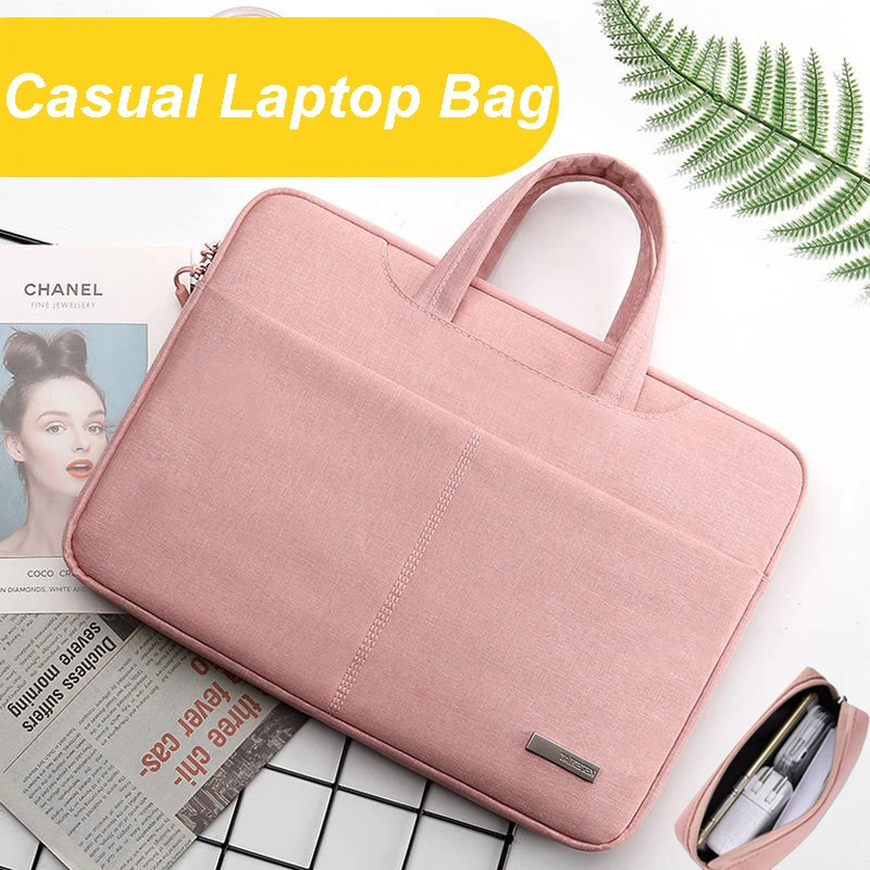 Laptop Bag Briefcase Hand Bags for Women Men 13 14 15 15.6 Inch Leptop Bags  for Computers Shoulder Handbag for Macbook Case Dell - AliExpress