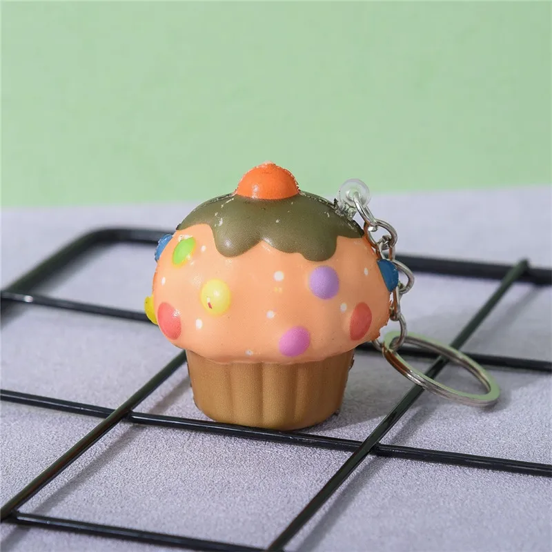 1 шт. кабель для животных Kawaii очаровательное мороженое торт ароматический крем медленный брелок игрушка для снятия стресса 9,17