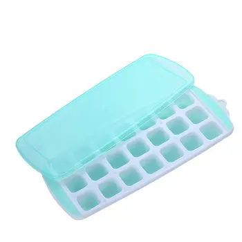 

Onlook Silicone Ice Cube Trays With Lid Cover 21 Square Shaped Mold Holes Color Household Ice Making Mold