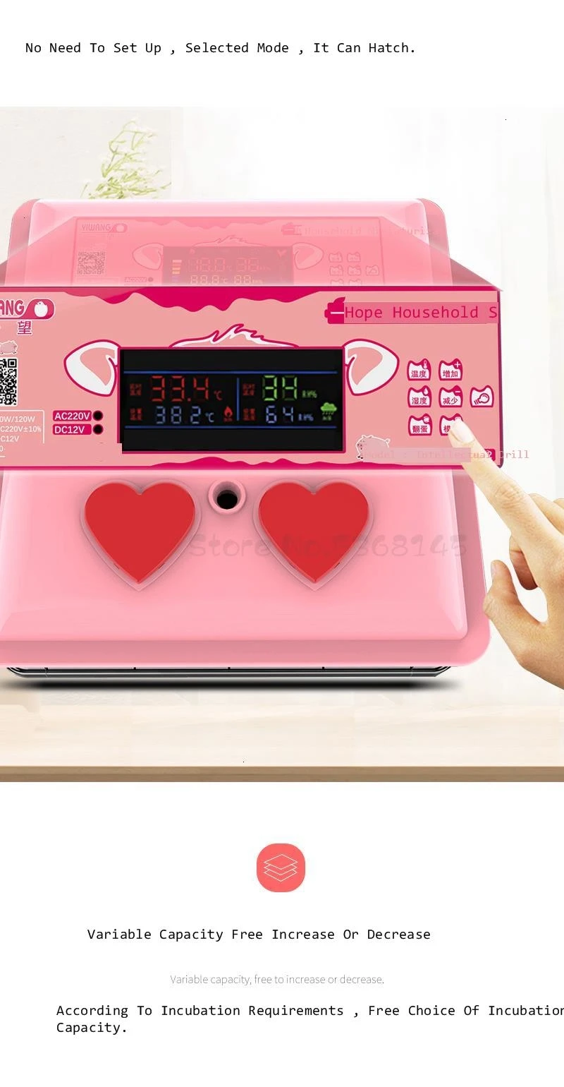 Маленький Инкубатор бытовой инкубатор Интеллектуальный инкубатор для курицы, утки, гуся, голубя, инкубационная коробка, инкубационная машина