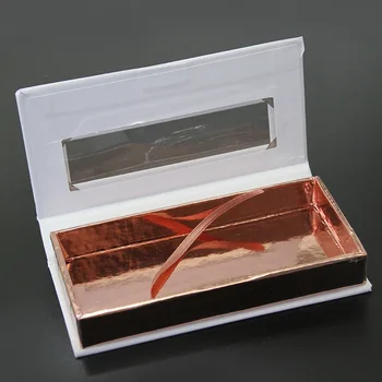 

Wholesale false eyelashes packaging box 3d pink false eyelashes box empty makeup eyelash storage custom logo