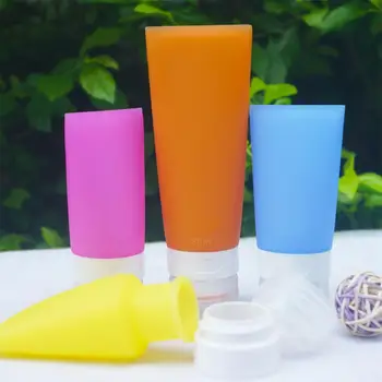 

Hot Empty Silicone Travel Bottle Lotion Shampoo Cosmetic Tube Container Portable