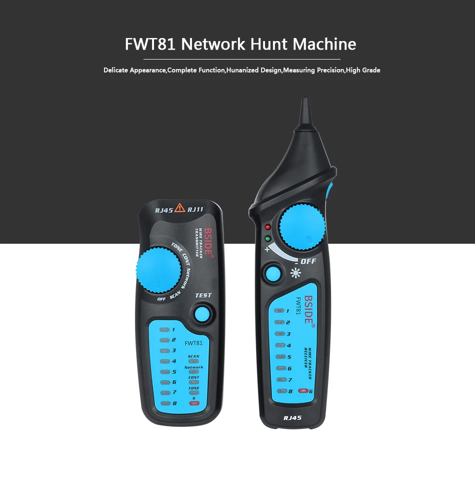 Cable Tracker Network Telephone line Detector wire finder wiring Wires Trace bre
