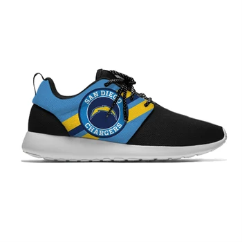 

Chargers Breathable Leisure Sport Sneakers San Diego Football Team Fans Lightweight Casual Men/Women Running Mesh Shoes