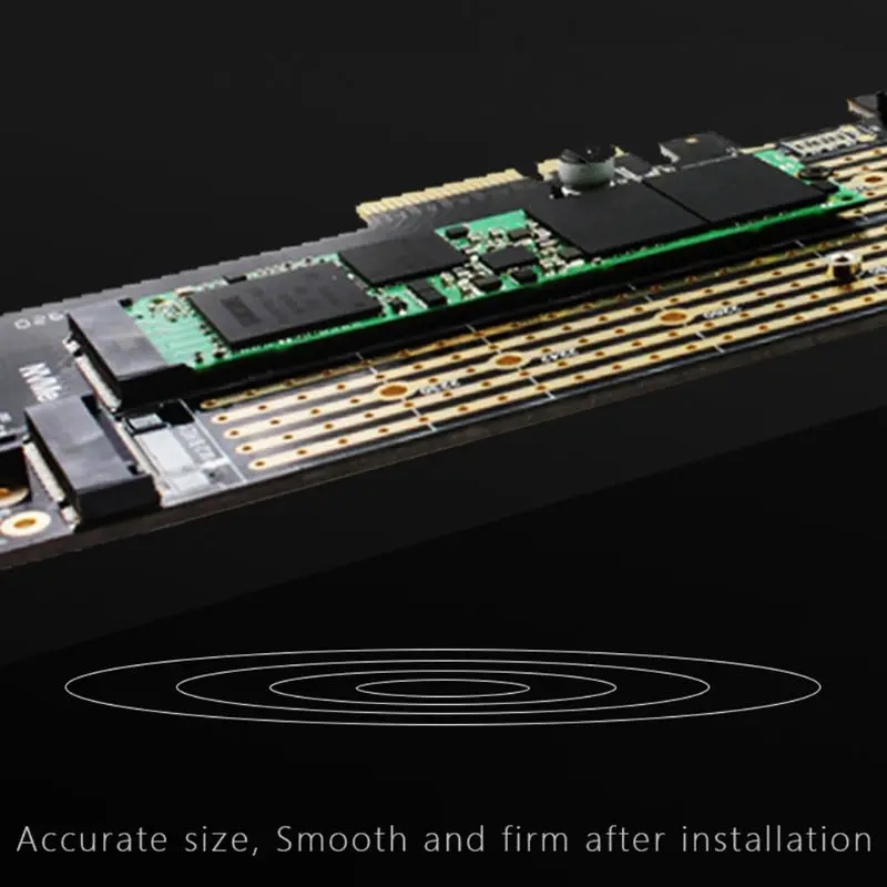 M.2 NVMe SSD NGFF на PCIE X4 адаптер M ключ интерфейс 2230-2280 Плата расширения