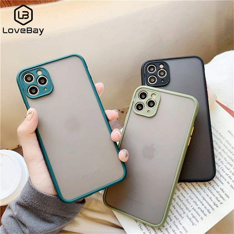 Lovebay силиконовые прозрачные противоударные чехлы для телефонов iPhone 7 8 6 6S Plus X XS Max