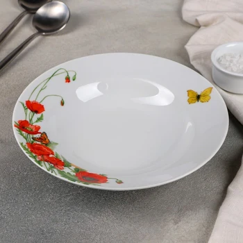 

Deep plate 20 cm "Slavic bouquet. Poppies" 4836850