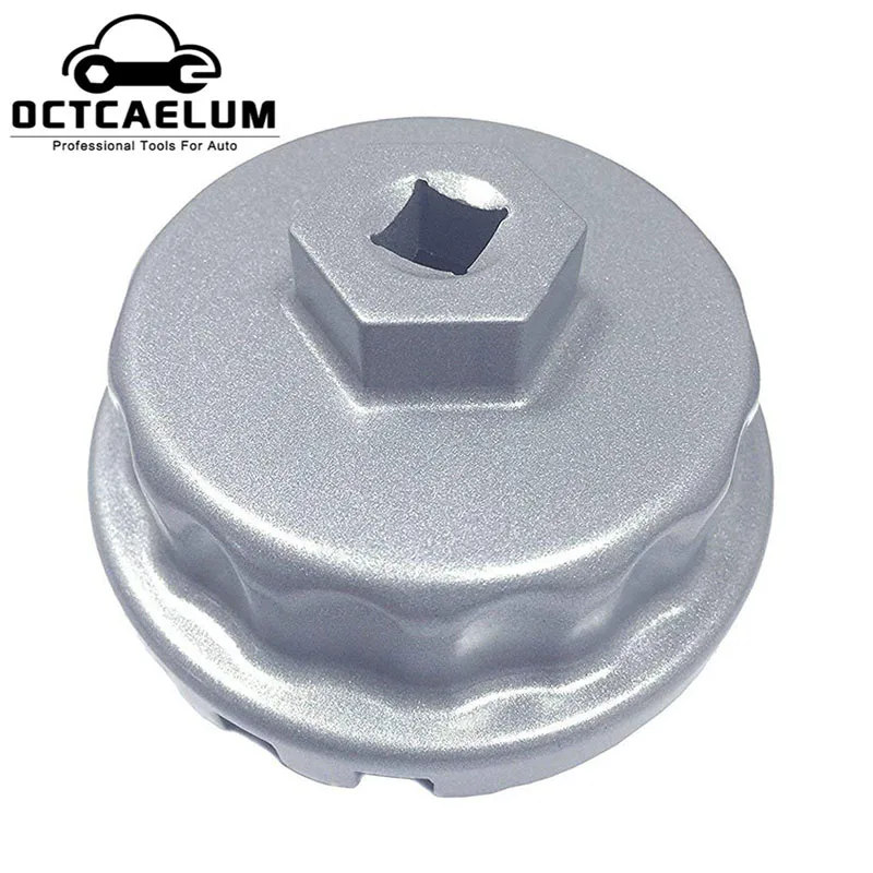 Oil Filter Wrench Cap Removal Socket 64.5mm 3/8&quot 14 Flutes For 2.5L/2.7L Toyota Lexus Prevla Nissan Camry Highlander RAV4 ST0267 |